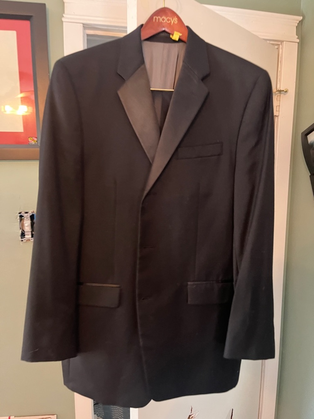Calvin Klein Men's Black Tuxedo (Jacket and Pants)